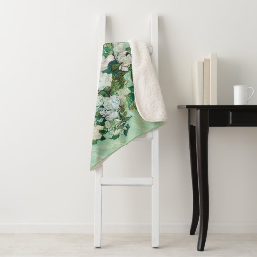 Vincent van Gogh - Rozen Sherpa Deken (In situ)