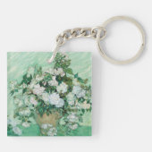 Vincent van Gogh - Rozen Sleutelhanger (Achterkant)