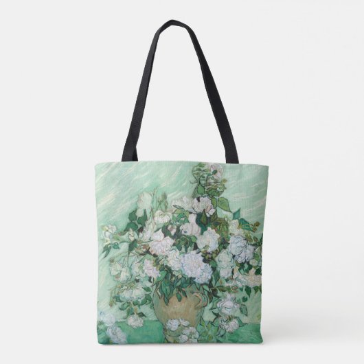 Vincent van Gogh - Rozen Tote Bag (Achterkant)
