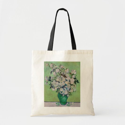 Vincent van Gogh - Rozen Tote Bag (Voorkant)