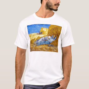 Vincent Van Gogh - Rust na het werk - Fijne Kunst T-shirt