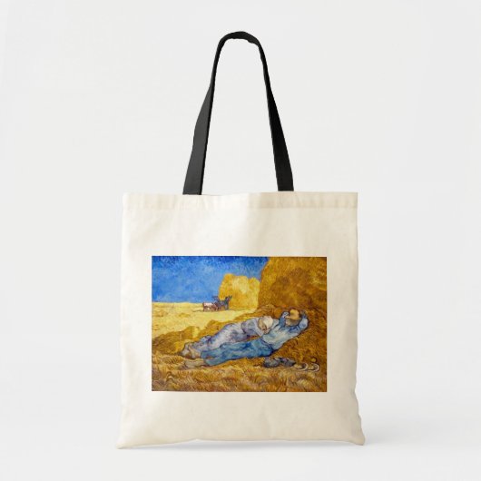 Vincent Van Gogh - Rust na het werk - Fijne Kunst Tote Bag (Voorkant)