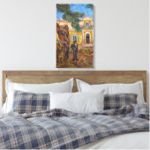 Vincent Van Gogh - Saint-Paul Asylum in Saint-Remy Canvas Afdruk (Insitu (Slaapkamer))