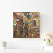 Vincent Van Gogh - Saint-Paul Asylum in Saint-Remy Vierkante Klok (Huis)