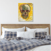 Vincent van Gogh - Schedel 1887 #2 Canvas Afdruk (Insitu (Slaapkamer))