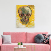 Vincent van Gogh - Schedel 1887 #2 Canvas Afdruk (Insitu (Woonkamer))