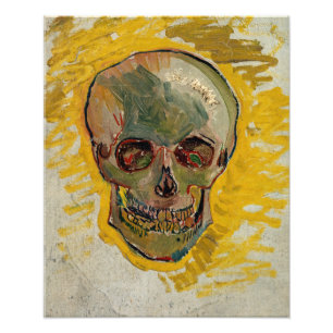 Vincent van Gogh - Schedel 1887 #2 Foto Afdruk