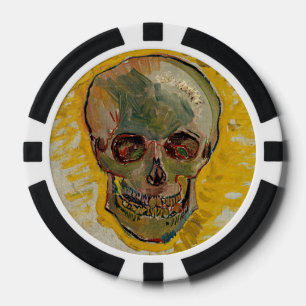 Vincent van Gogh - Schedel 1887 #2 Poker Chips