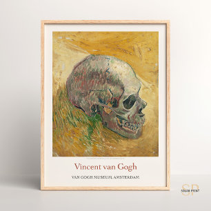 Vincent van Gogh Schedel 1888 Kunstdruk Vintage Poster