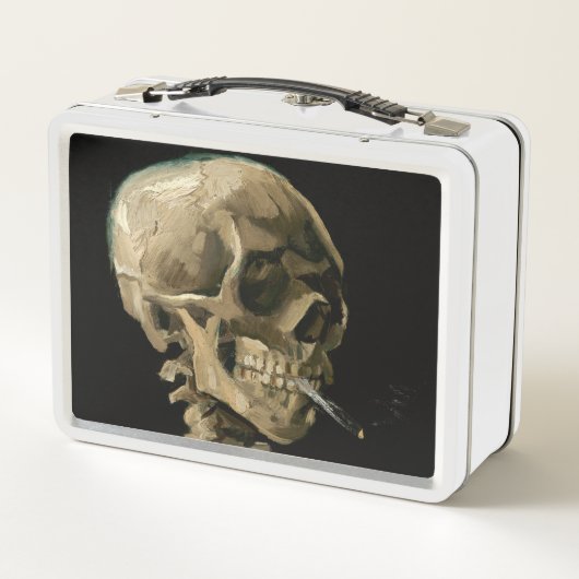 Vincent van Gogh - Schedel met brandende sigaret (Achterkant)