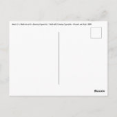 Vincent van Gogh - Schedel met brandende sigaret Briefkaart (Achterkant)