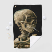 Vincent van Gogh - Schedel met brandende sigaret Golfhanddoek (Insitu)