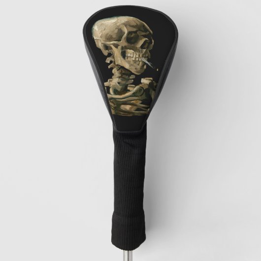 Vincent van Gogh - Schedel met brandende sigaret Golfheadcover (Voorkant)