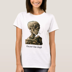 Vincent van Gogh - Schedel met brandende sigaret T-shirt