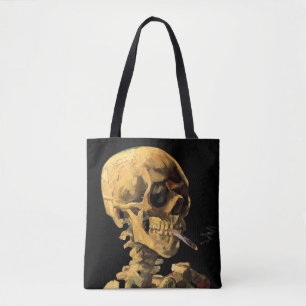 Vincent Van Gogh - Schedel Met Brandende Sigaret Tote Bag