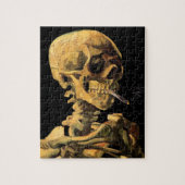 Vincent Van Gogh - schedel met brandende sigarette Legpuzzel (Verticaal)