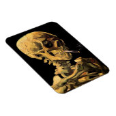 Vincent Van Gogh - schedel met brandende sigarette Magneet (Rechterzijde)