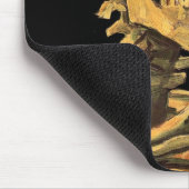 Vincent Van Gogh - schedel met brandende sigarette Muismat (Hoek)