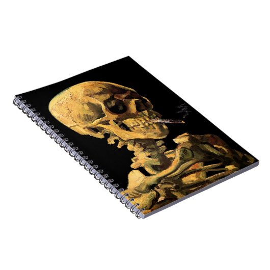 Vincent Van Gogh - schedel met brandende sigarette Notitieboek (Rechterzijde)