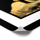 Vincent Van Gogh - schedel met brandende sigarette Poster (Hoek)