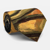 Vincent Van Gogh - schedel met brandende sigarette Stropdas (Opgerold)