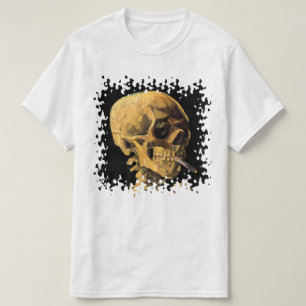 Vincent Van Gogh - schedel met brandende sigarette T-shirt