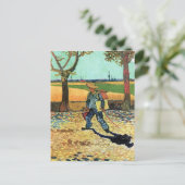 Vincent Van Gogh - schilder op weg naar zijn werk Briefkaart (Staand voorkant)
