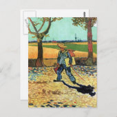 Vincent Van Gogh - schilder op weg naar zijn werk Briefkaart (Voorkant / Achterkant)