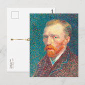 Vincent van Gogh schilder Self Portrait Vibrant Briefkaart (Voorkant / Achterkant)