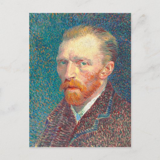 Vincent van Gogh schilder Self Portrait Vibrant Briefkaart (Voorkant)