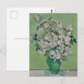 Vincent Van Gogh schilderende Rozen Briefkaart (Voorkant / Achterkant)