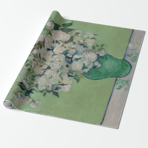 Vincent Van Gogh schilderende Rozen Cadeaupapier