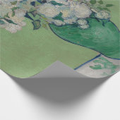 Vincent Van Gogh schilderende Rozen Cadeaupapier (Hoek)