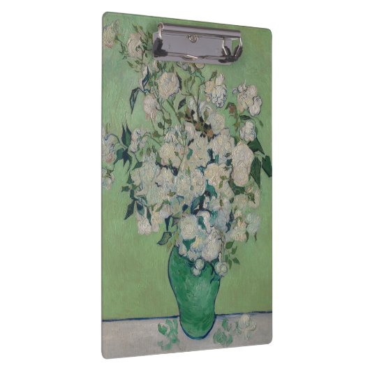 Vincent Van Gogh schilderende Rozen Klembord (Rechts)