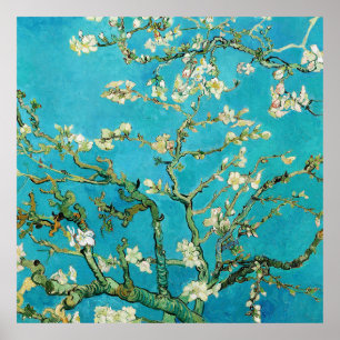 Vincent Van Gogh schilderij Amandelbloesem Poster