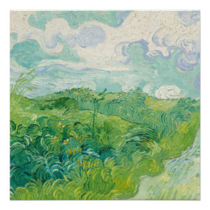 Vincent Van Gogh schilderij Groen korenveld  Perfect Poster