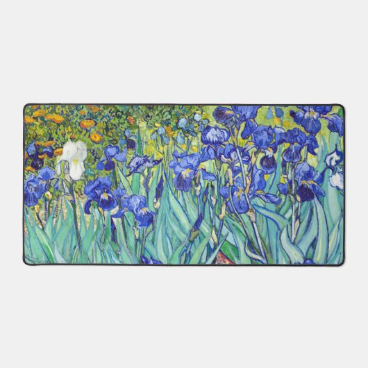 Vincent Van Gogh schilderij Irissen Bureaumat (Voorkant)