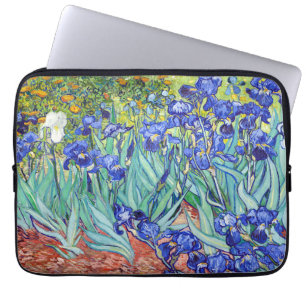 Vincent Van Gogh schilderij Irissen Laptop Sleeve