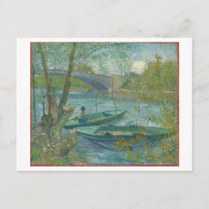 Vincent van Gogh Schilderij "Vissen in de Lente" Briefkaart