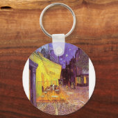 Vincent Van Gogh schilderijen: Van Gogh Cafe Sleutelhanger (Voorkant)