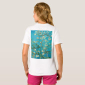 Vincent Van Gogh schildert Amandelbloesem T-shirt (Achterkant volledig)