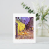 Vincent Van Gogh schildert: Van Gogh Cafe Briefkaart (Staand voorkant)