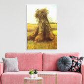Vincent van Gogh - Schoven Tarwe Canvas Afdruk (Insitu (Woonkamer))