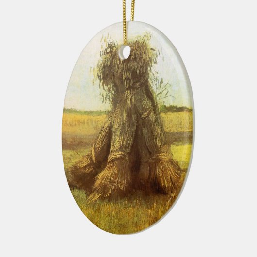 Vincent van Gogh - Schoven Tarwe Keramisch Ornament (Links)