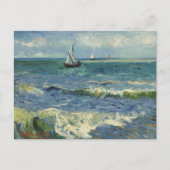 Vincent van Gogh - Seascape bij Les Saintes Briefkaart (Voorkant)