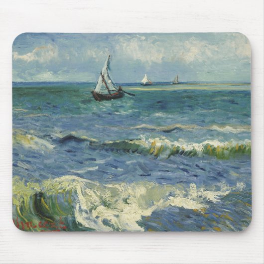 Vincent van Gogh - Seascape bij Les Saintes Muismat (Voorkant)