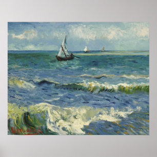 Vincent van Gogh - Seascape bij Les Saintes Poster