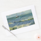 Vincent van Gogh - Seascape bij Les Saintes Rechthoekige Sticker (Envelop)