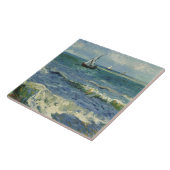 Vincent van Gogh - Seascape bij Les Saintes Tegeltje (Zijkant)