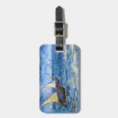 Vincent van Gogh - Seascape in Saintes-Maries Bagagelabel (Voorkant verticaal)